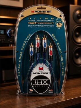 Monster Ultra Stereo Audio Interconnect Cable THX Certified